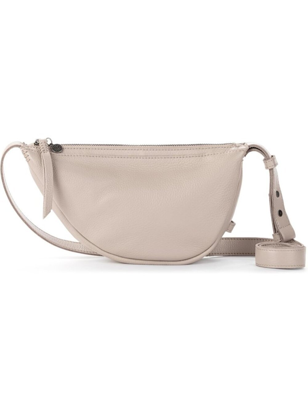 Women Sand Zipper Closure & Adjustable Strap Travel Crossbody Handbag